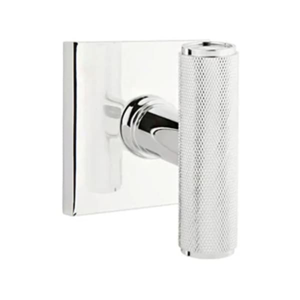 Emtek Ace Knurled Interior Mortise Knob with Square Rosette