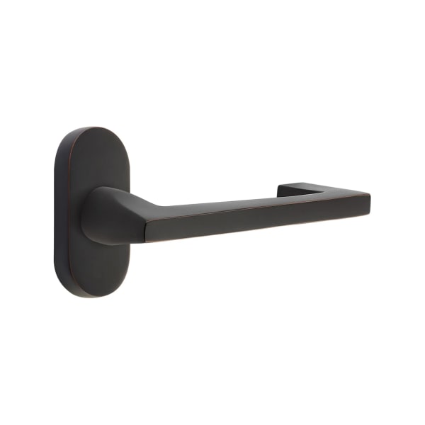 Emtek Argos Lever with 1.5" x 3" Oval Stretto Rosette