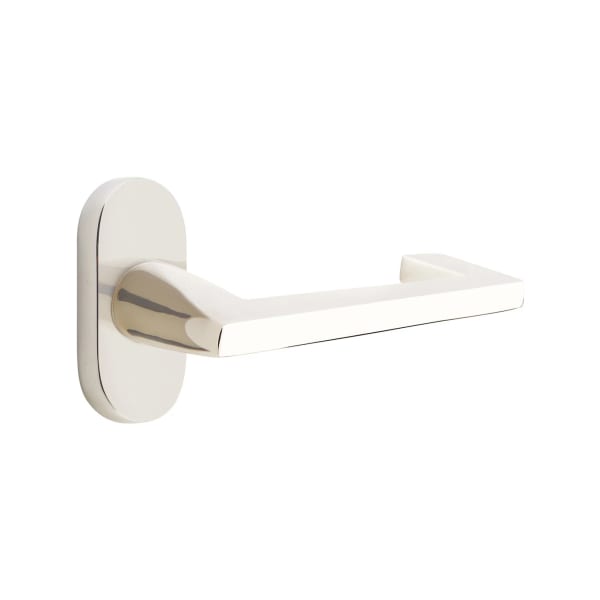Emtek Argos Lever with 1.5" x 3" Oval Stretto Rosette