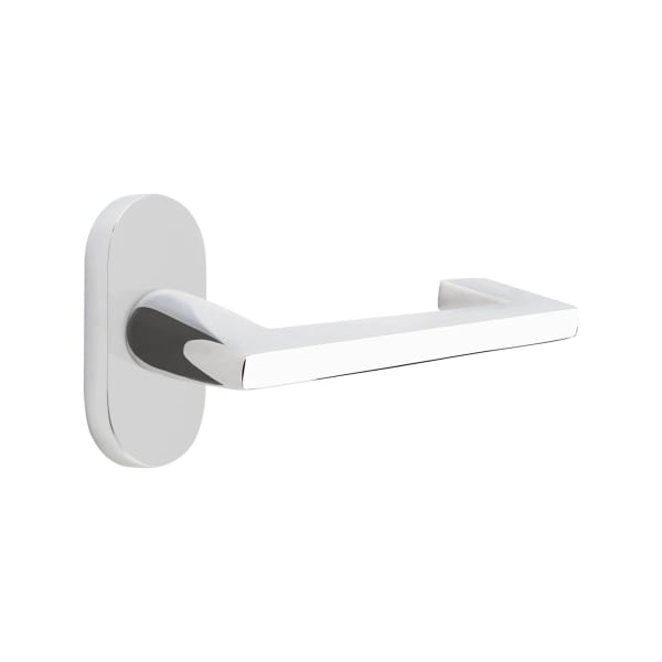 Emtek Argos Lever with 1.5 x 3 Inch Oval Stretto Rosette