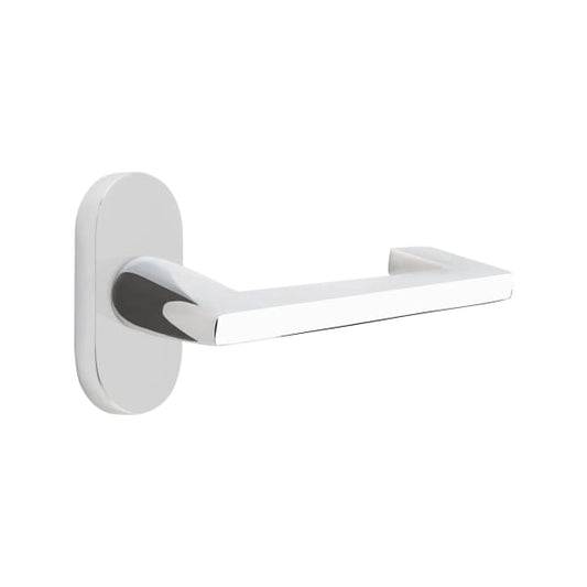 Emtek Argos Lever with 1.5 x 3 Inch Oval Stretto Rosette
