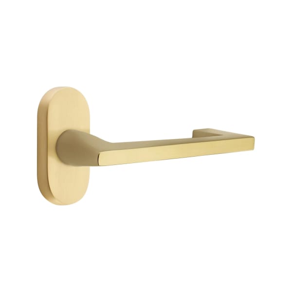 Emtek Argos Lever with 1.5" x 3" Oval Stretto Rosette