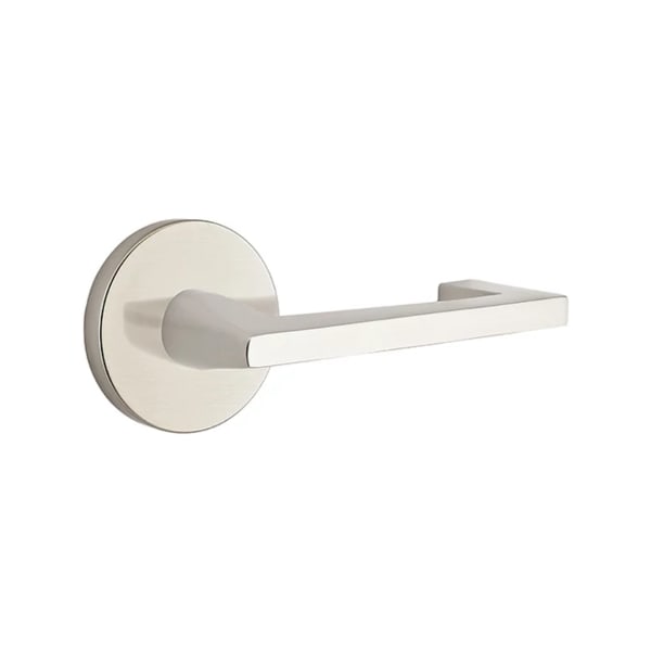 Emtek Argos Lever Handle with Modern Disk Rosette