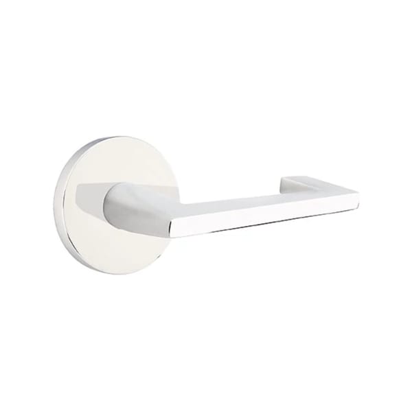 Emtek Argos Lever Handle with Modern Disk Rosette