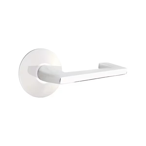 Emtek Argos Lever Handle with Modern Rosette