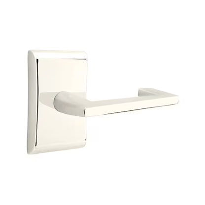 Emtek Argos Lever Handle with Modern Neos Rosette