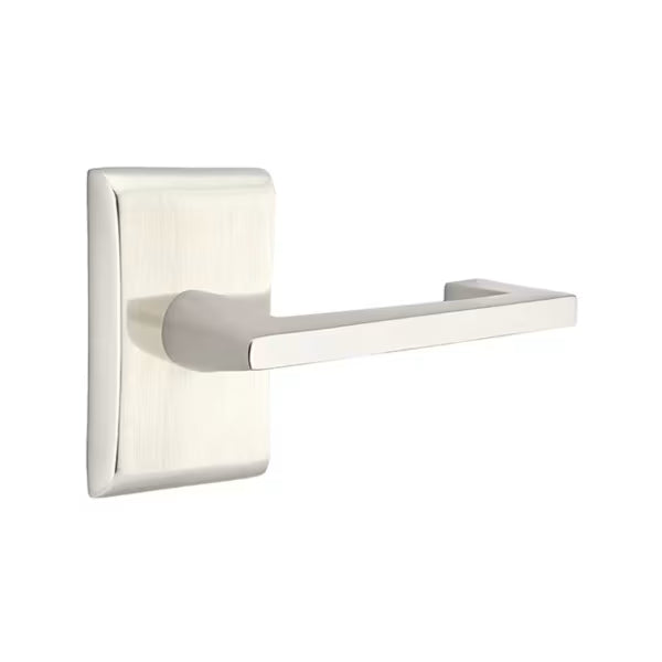 Emtek Argos Lever Handle with Modern Neos Rosette
