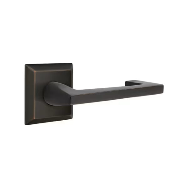 Emtek Argos Lever Handle with Quincy Rosette