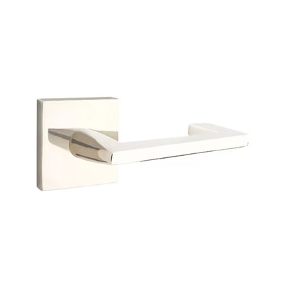 Emtek Argos Lever Handle with Modern Square Rosette