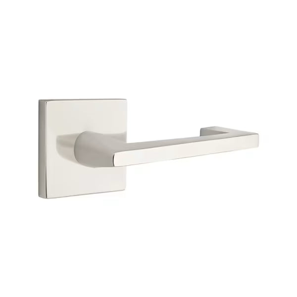 Emtek Argos Lever Handle with Modern Square Rosette