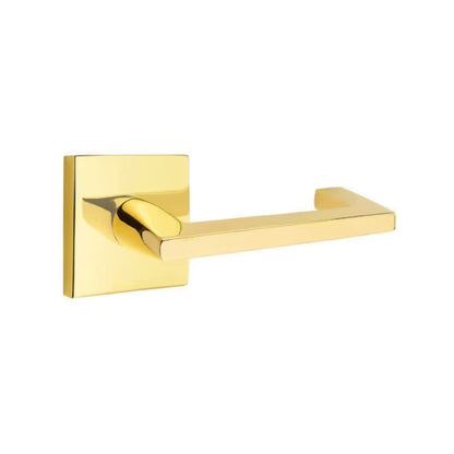 Emtek Argos Lever Handle with Modern Square Rosette
