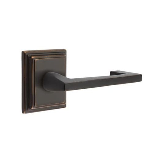 Emtek Argos Lever Handle with Wilshire Rosette