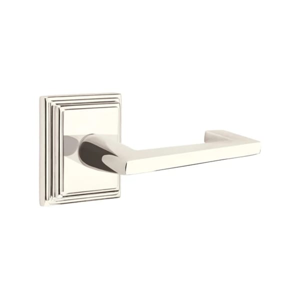 Emtek Argos Lever Handle with Wilshire Rosette