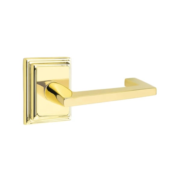 Emtek Argos Lever Handle with Wilshire Rosette