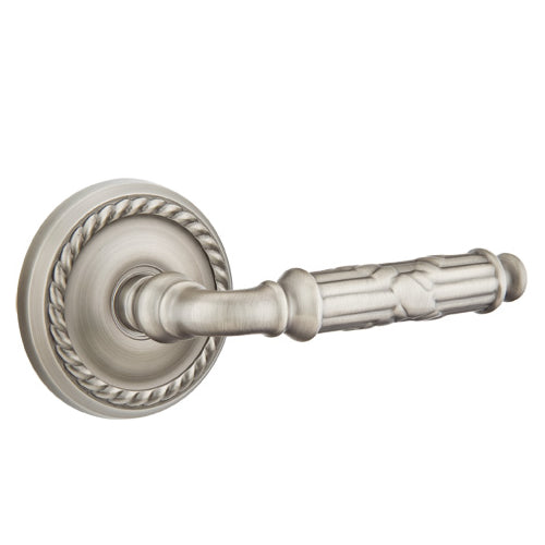 Emtek Ribbon And Reed Lever With Regular Rosette