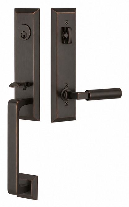 Emtek Transitional Heritage Monolithic Handleset