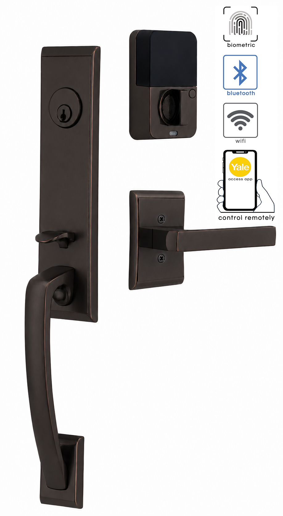 Emtek Apollo Entrance Handleset