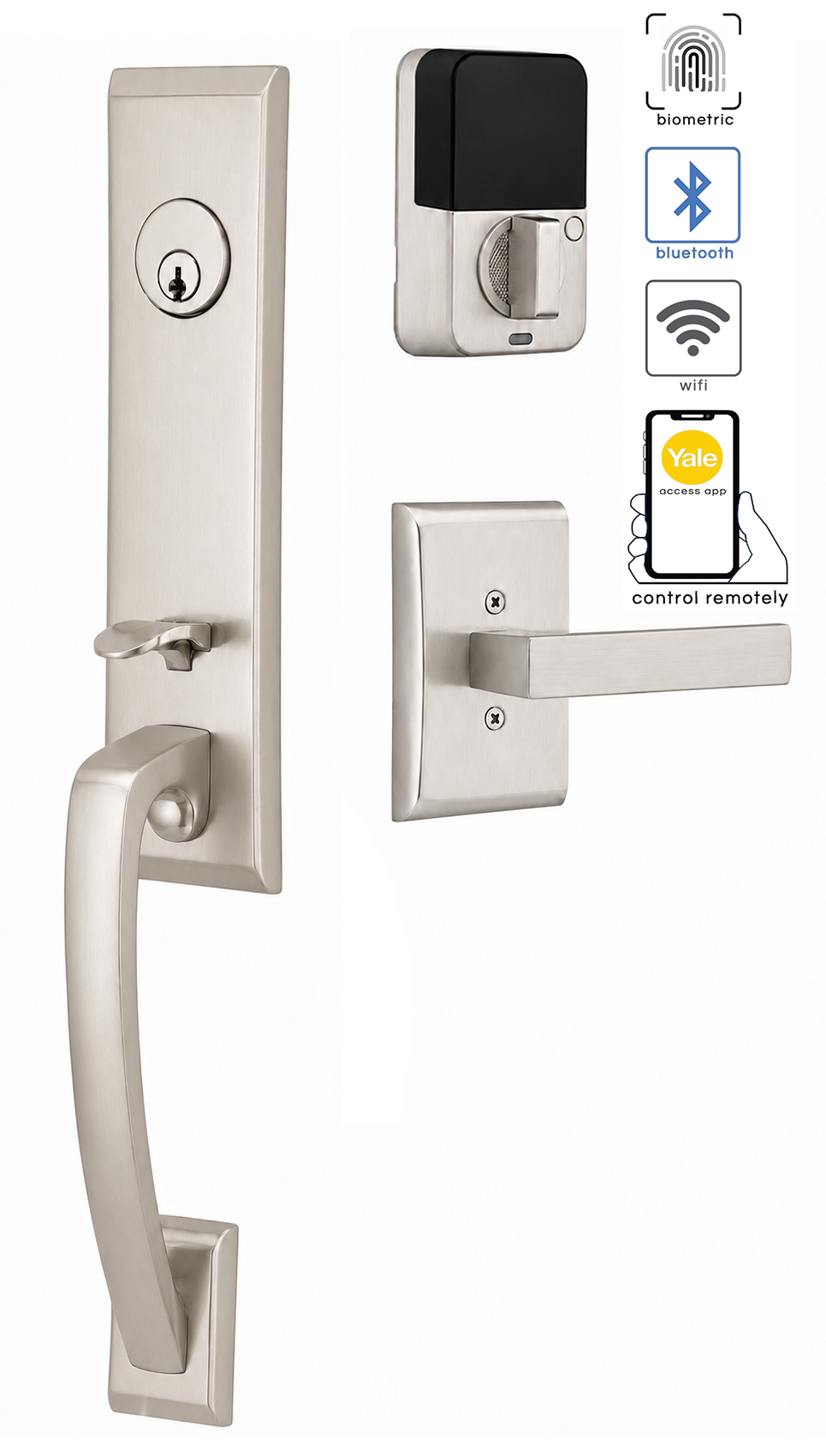Emtek Apollo Entrance Handleset