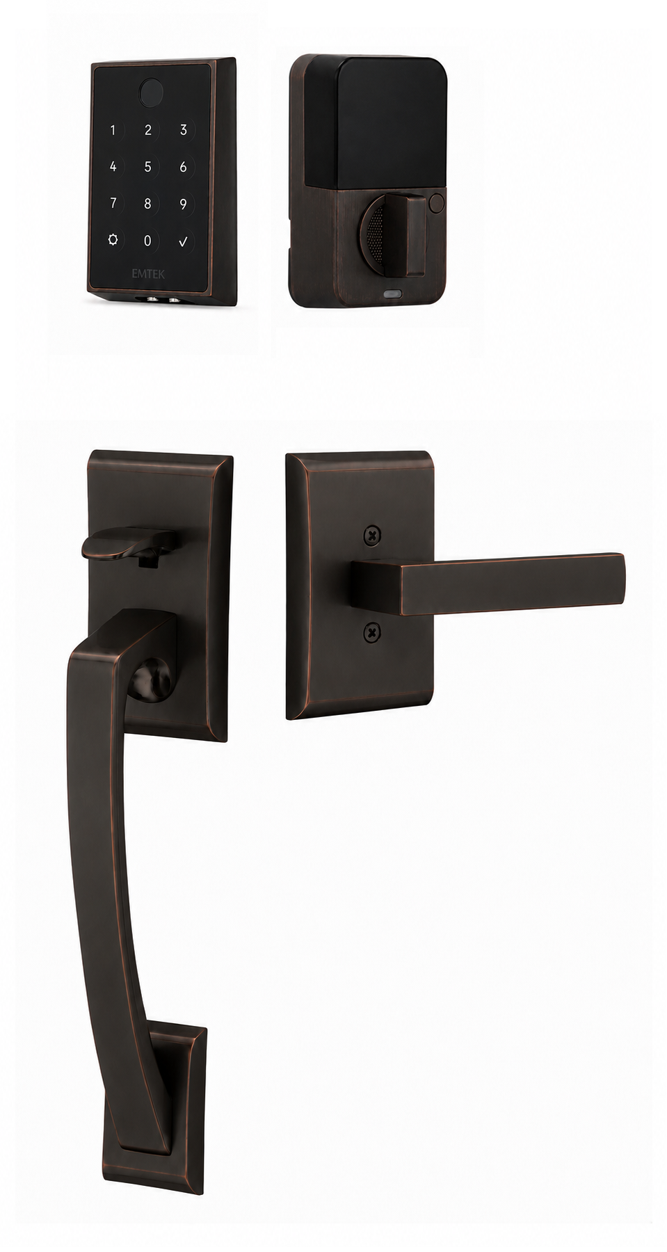 Emtek Ares Entrance Handleset