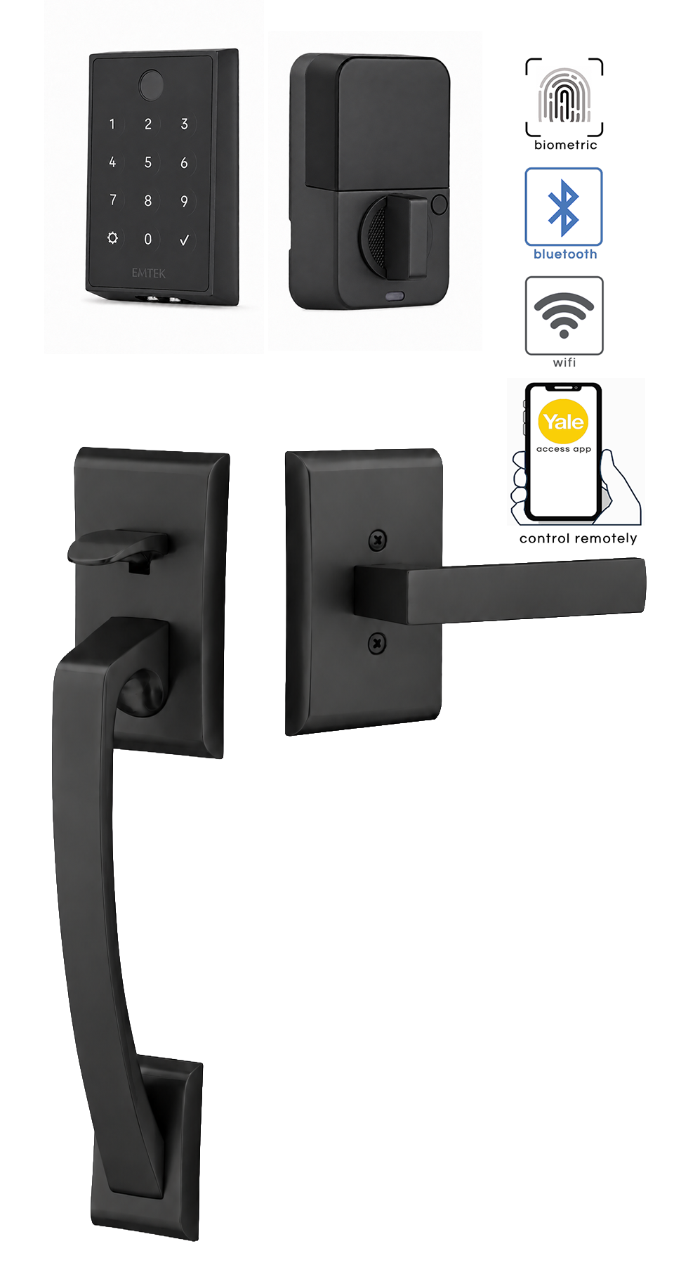 Emtek Ares Entrance Handleset