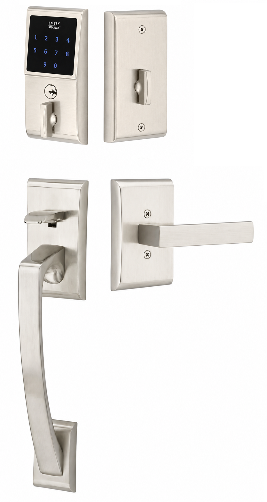Emtek Ares Modern Lower Half Only