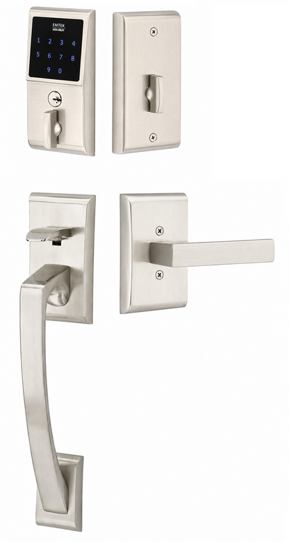 Emtek EMTouch Ares Grip Keyless Handleset