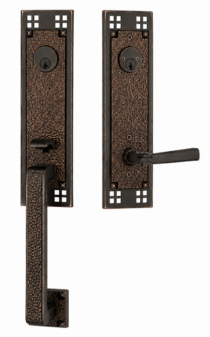 Emtek Arts & Crafts Entrance Handleset