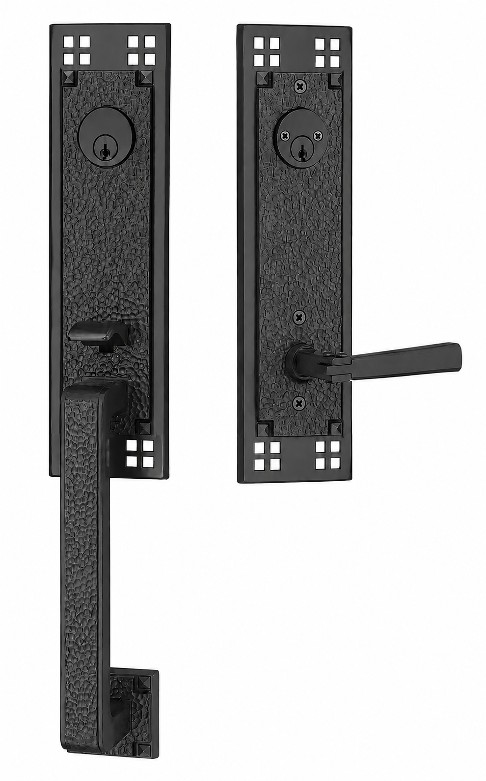 Emtek Arts & Crafts Entrance Handleset