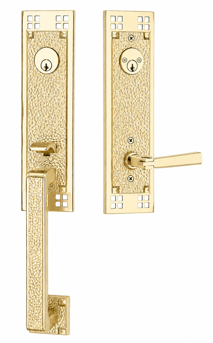 Emtek Arts & Crafts Entrance Handleset