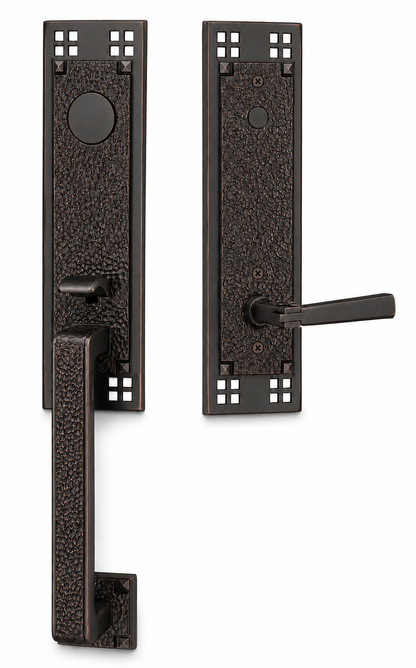 Emtek Arts & Crafts Entrance Handleset