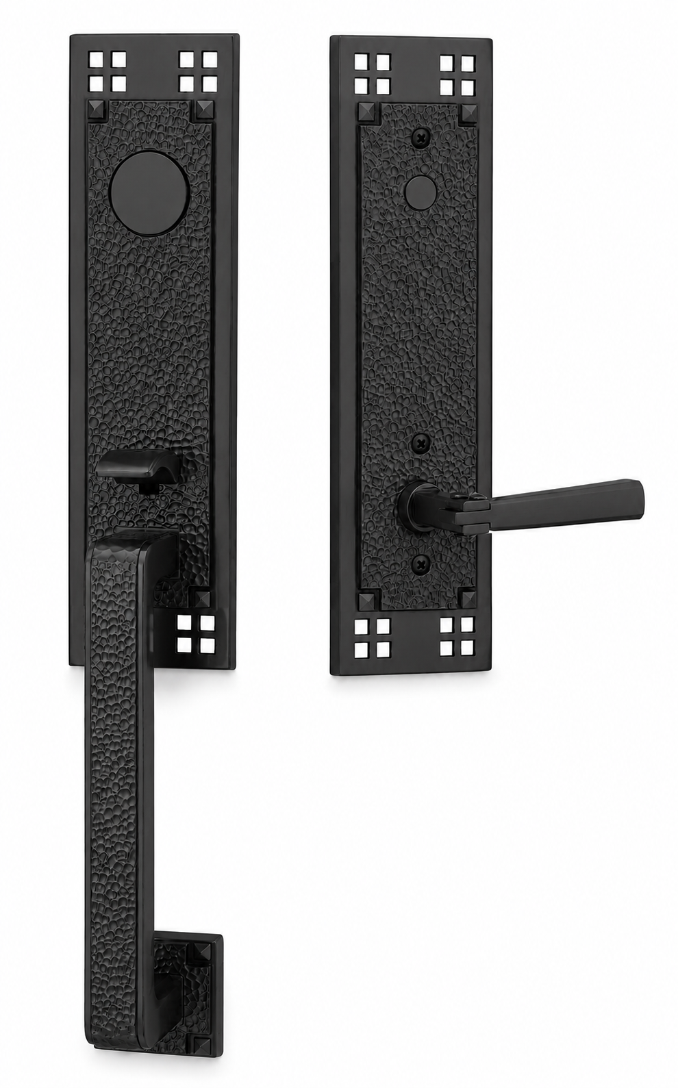 Emtek Arts & Crafts Entrance Handleset