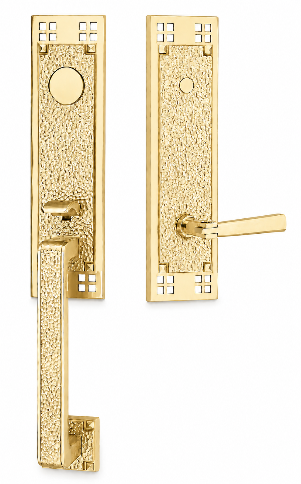 Emtek Arts & Crafts Entrance Handleset