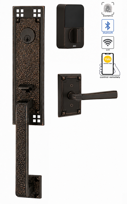 Emtek Arts & Crafts Entrance Handleset