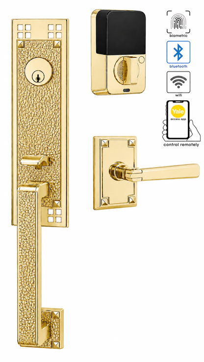 Emtek Arts & Crafts Entrance Handleset