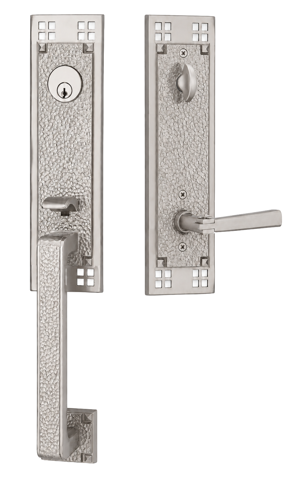 Emtek Arts & Crafts Entrance Handleset
