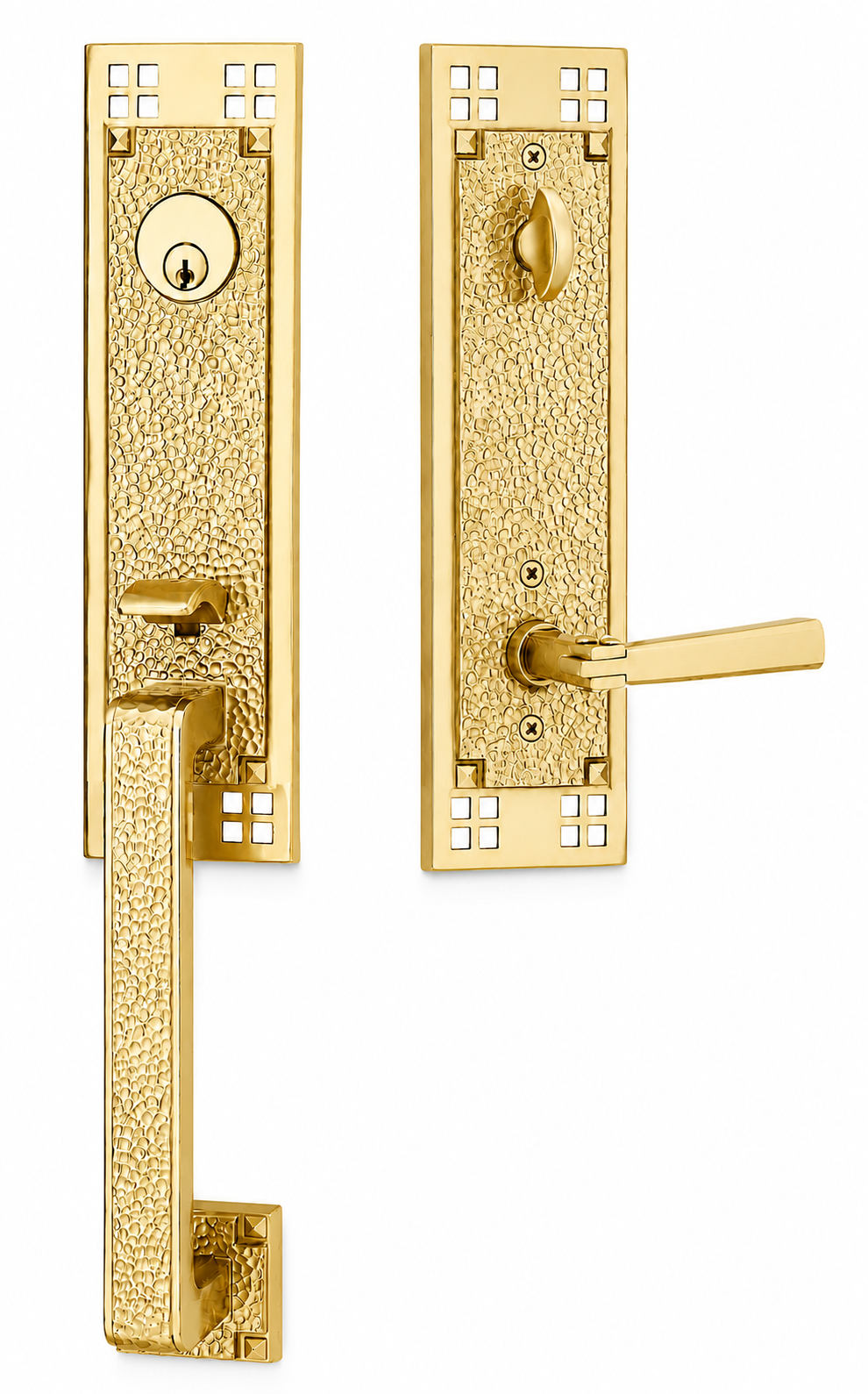 Emtek Arts & Crafts Entrance Handleset