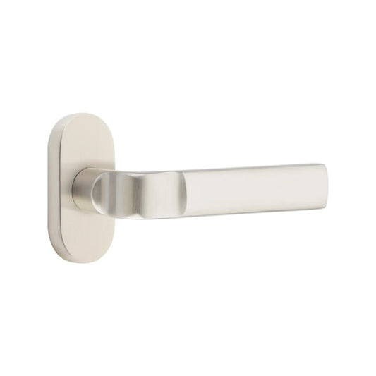 Emtek Aston Lever with 1.5" x 3" Oval Stretto Rosette
