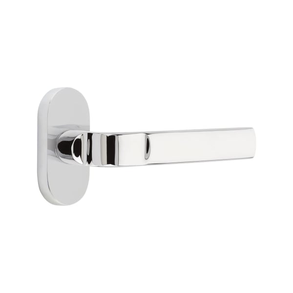 Emtek Aston Lever with 1.5" x 3" Oval Stretto Rosette