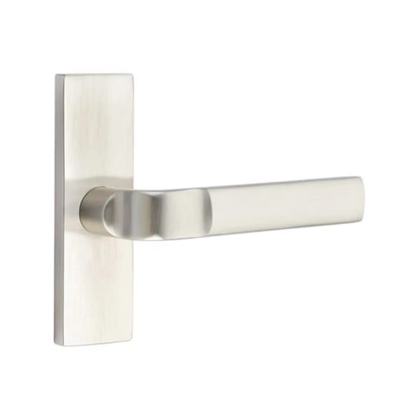 Emtek Aston Lever with 1 1/2 x 5 Inch Oval Stretto Rosette