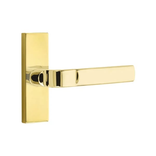 Emtek Aston Lever with 1 1/2 x 5 Inch Oval Stretto Rosette