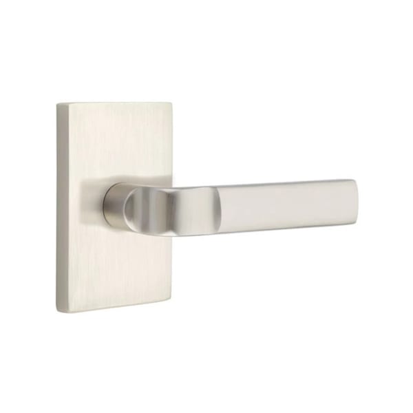 Emtek Aston Lever with Modern Rectangular Rosette