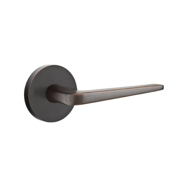 Emtek Athena Interior Mortise Lever with Disk Rosette