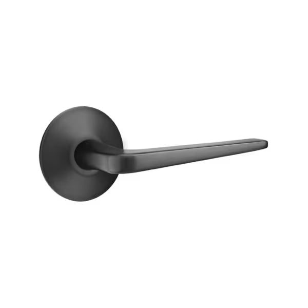 Emtek Athena Interior Mortise Lever with Modern Rosette