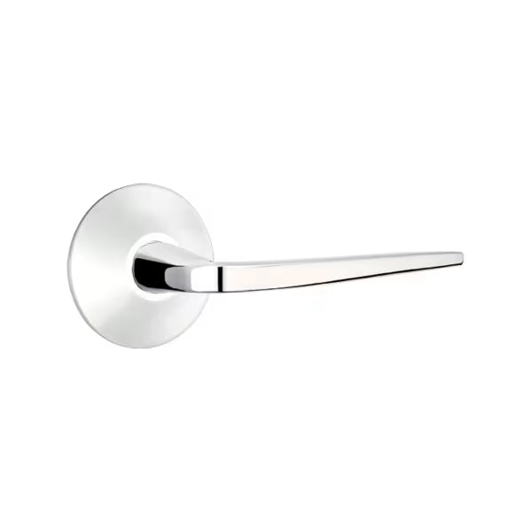 Emtek Athena Interior Mortise Lever with Modern Rosette