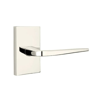 Emtek Athena Lever Handle with Modern Rectangular Rosette