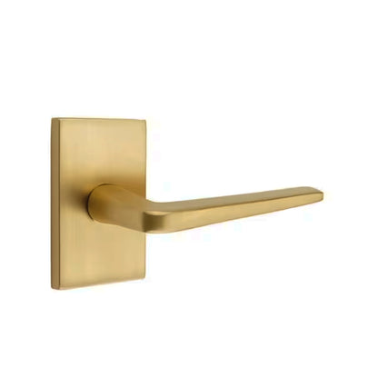 Emtek Athena Lever Handle with Modern Rectangular Rosette