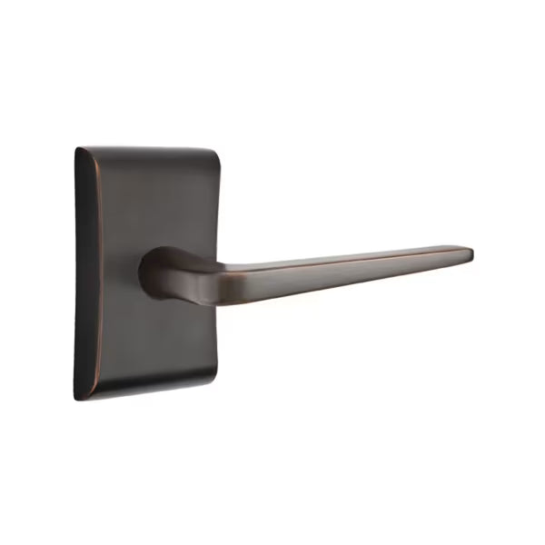 Emtek Athena Interior Mortise Lever with Neos Rosette