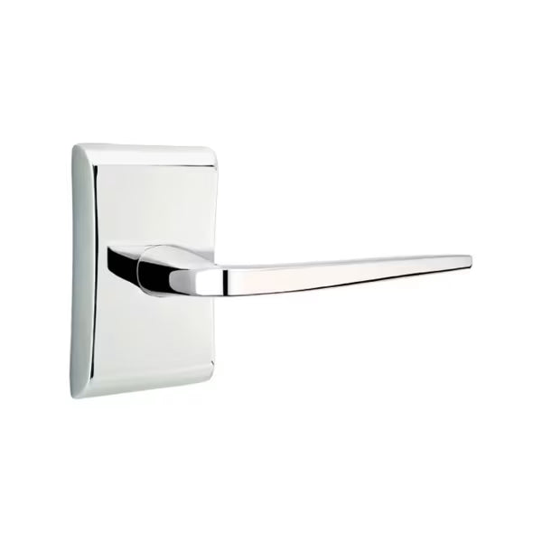 Emtek Athena Interior Mortise Lever with Neos Rosette
