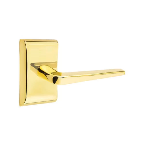 Emtek Athena Interior Mortise Lever with Neos Rosette
