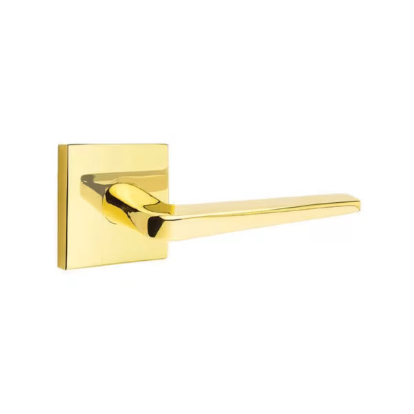 Emtek Athena Lever Handle with Square Rosette